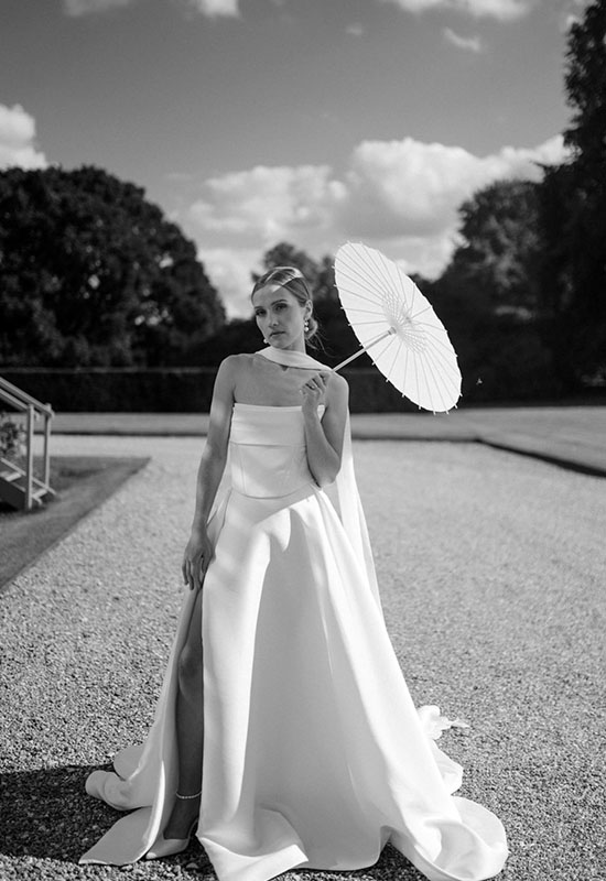 Wedding day hair styling